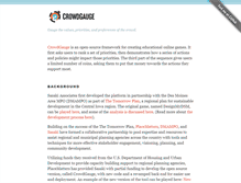Tablet Screenshot of crowdgauge.org